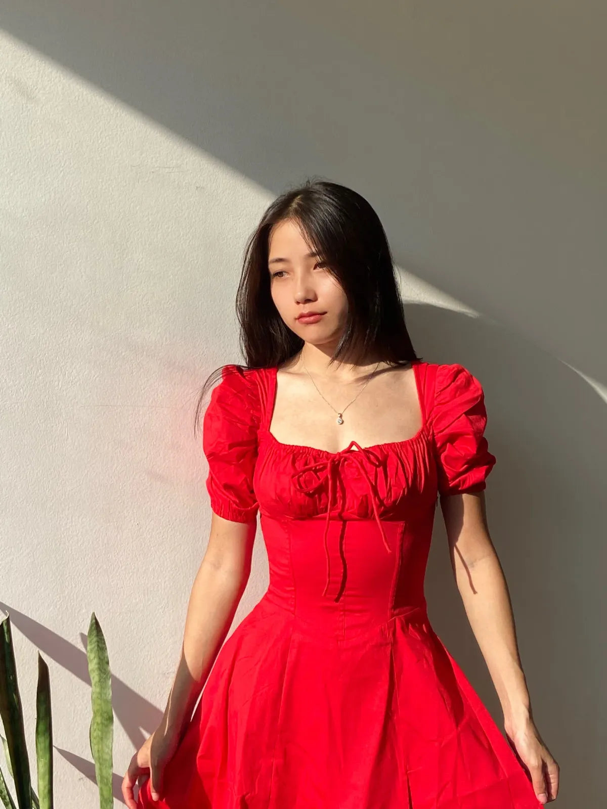 Red Bustier Sundress..