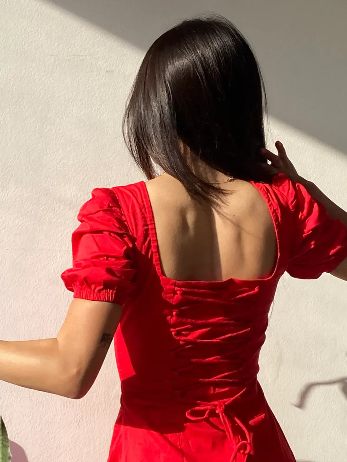 Red Bustier Sundress..