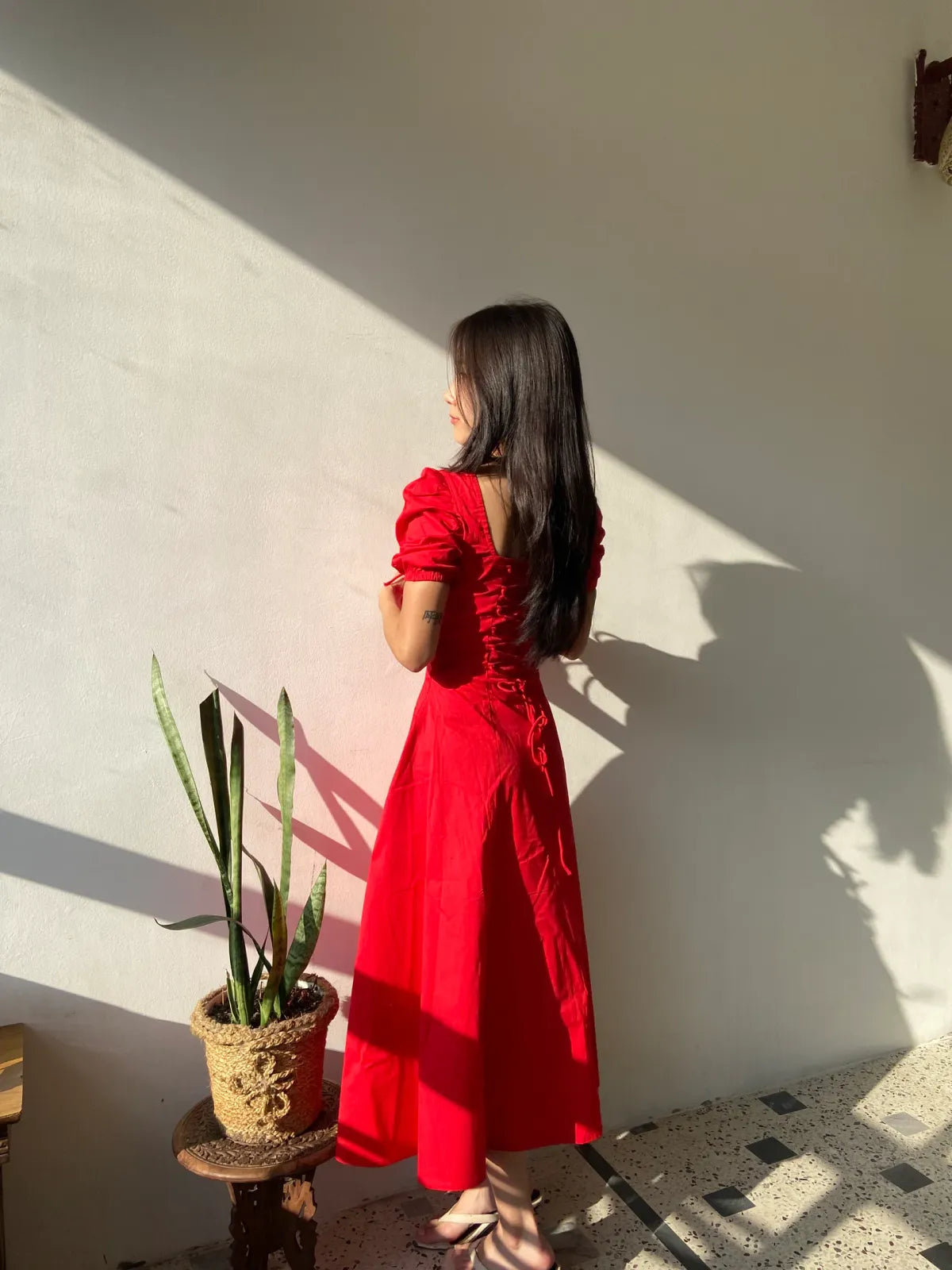 Red Bustier Sundress..